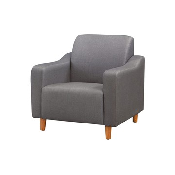 ASSARI-心亞透氣單人座貓抓皮沙發