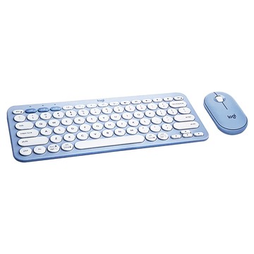 logitech 羅技 Pebble 2 Combo 無線藍牙鍵盤滑鼠組  YR0091 + MR0103  天空藍  Mini (Compact/60%/75%)