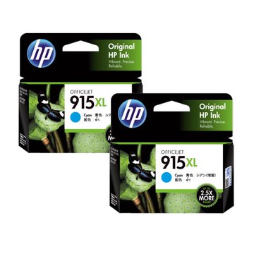 HP 3YM19AA (915XL) 高印量藍色2入  原廠墨水匣 適用 HP OJ Pro 8020/8025