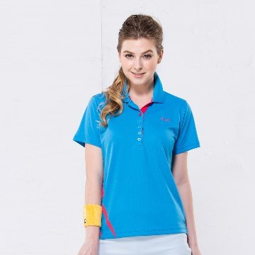 《Sasaki》(女款)長效性吸濕排汗功能運動短衫(鮮藍/桃紅)/844046