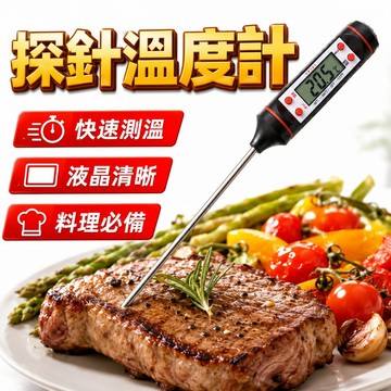 [有記錄功能] 食品溫度計 食物測溫器 熱水測溫器 測溫儀 烘培工具