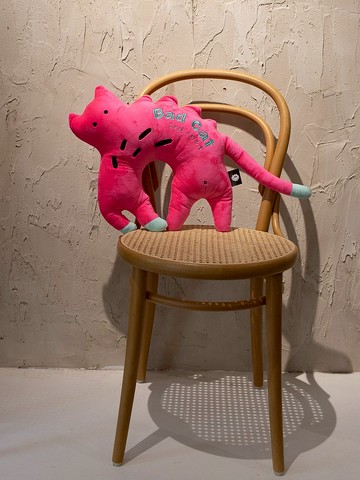 友善的炸毛貓 抱枕 頸枕 旅行枕 午睡枕