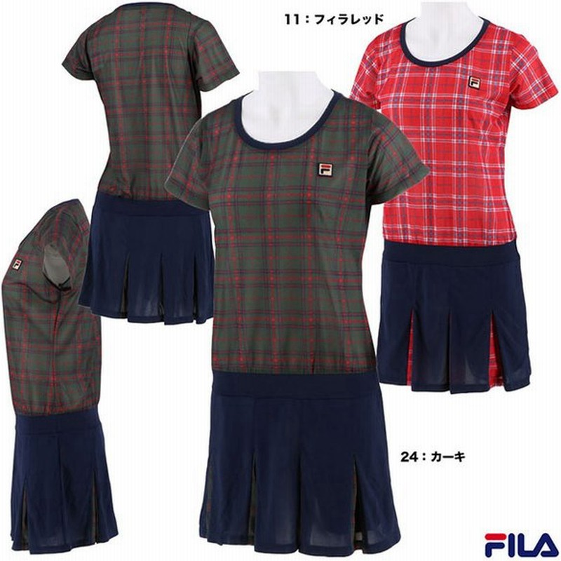 フィラ Fila テニスウェア レディス ワンピース Vl2333 通販 Lineポイント最大get Lineショッピング