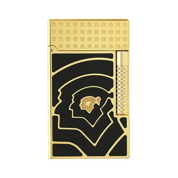s.t.Dupont Cohiba 60週年紀念 Le Grand Dupont 亮面打火機-黑x金 C23472CL