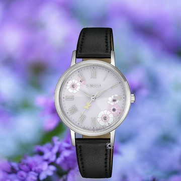 CITIZEN wicca 彩蝶飛舞廣告款太陽能錶(KP5-115-12)