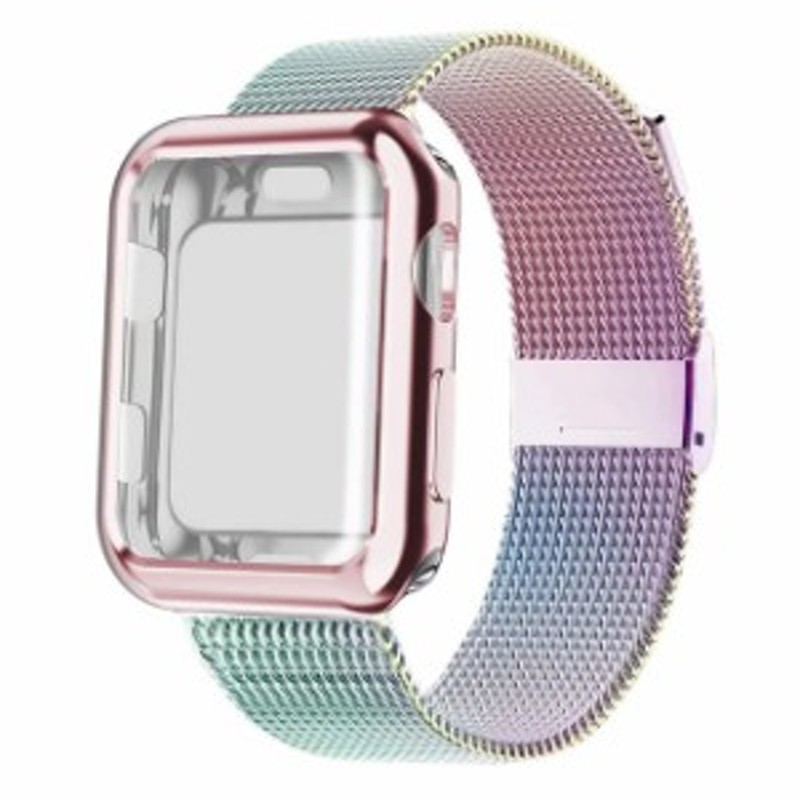 apple watch iwatch アップルウォッチ series 1 2 3 6 5 4 SE 38mm 40mm 42mm 44mm ベルト  バンド 取替 ステンレス ミラネーゼ ループ メ 通販 LINEポイント最大10.0%GET | LINEショッピング