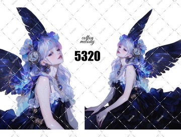 original sticker no.5320 人物貼紙 原創貼紙 原創人物貼紙 裝飾貼紙 cotton melody