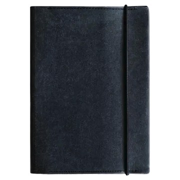 Z 記事本 天然植物纖維  夜空黑色  1本