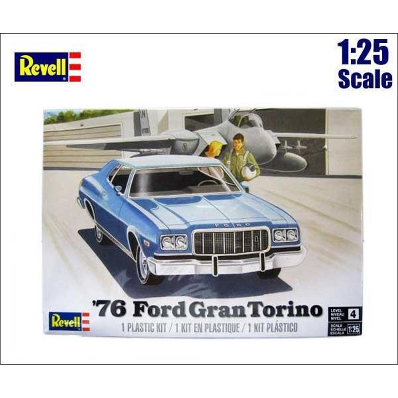 1:25 アメ車 プラモデル '76 Ford GranTorino【Revell 85-4412】1976年