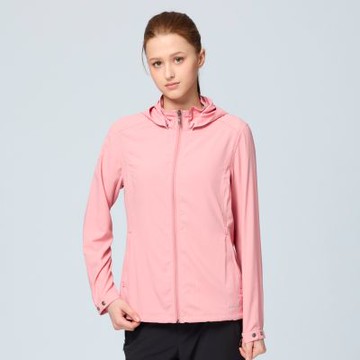 【WILDLAND荒野】女山野涼風抗UV運動外套205野玫瑰粉