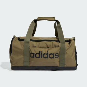 Adidas Linear Duffel S [IN6114] 側背包 肩背 斜背包 健身包 橄欖綠