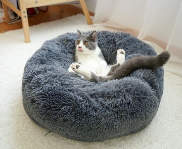 【寵家 Pet Home】寵家 Pet Home 深度睡眠寵物窩 寵物窩 - 深灰  (三種尺寸任選)