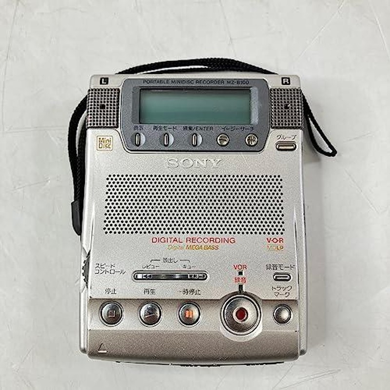 SONY MZ-B100 JEW ポータブルMDレコーダー - オーディオ機器