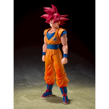 《預購2026/07》BANDAI SHF 七龍珠 超級賽亞人之神孫悟空 渾身纏繞著神之氣的姿態 可動完成品