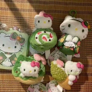 抹茶控來拉新款日式甜品蛋糕捲kitty玩偶背包掛件超萌掛飾網紅