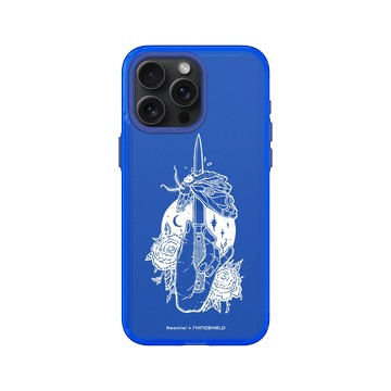 iPhone 15 Pro Max Clear 激光藍 - Neomlei - 蛾與匕首