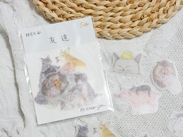 * 友達 * 貼紙組 6款12張入