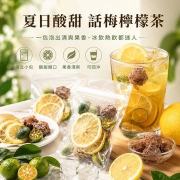 台灣出貨 小紅書同款 話梅檸檬茶 水果茶 茶包 獨立包裝 檸檬幹 夏季茶飲 網紅果茶  檸檬幹果茶 組閤茶