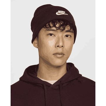【NIKE】U NK PEAK BEANIE TC FUT F24 L 男女款 保暖帽 毛帽 酒紅色-HF0186652