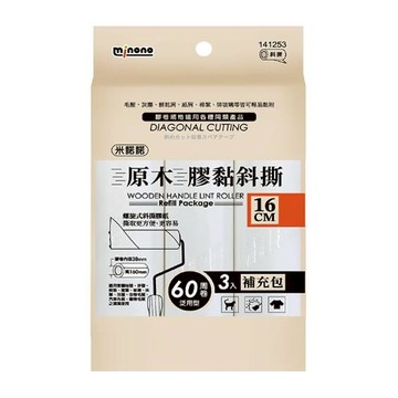 minono 米諾諾 原木膠黏斜撕  60 x 16cm  1袋