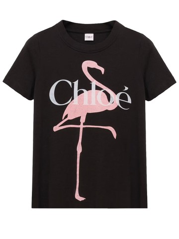 chloé t-shirt with logo