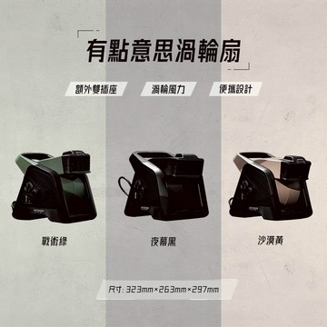 【樂活不露】有點意思渦輪扇 【顏色隨機】 三色TF-01S/02G/03B 三段風速 強勁氣流 循環風扇 電扇