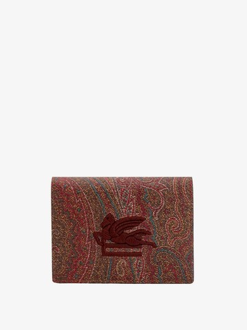 Paisley fabric wallet with embroidered pegaso logo - ETRO - gender_Woman