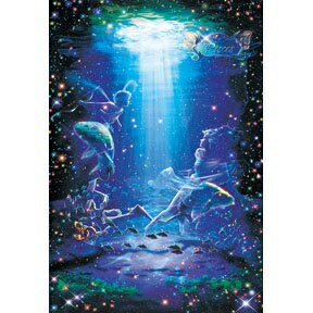 HM - HM1000-101 浪漫星座系列-雙魚座夜光拼圖1000片