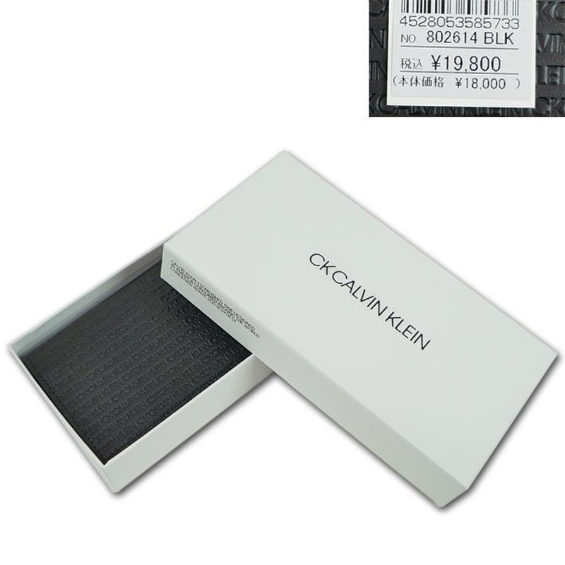 CKカルバンクライン CK CALVIN KLEIN 牛革 長財布 リピート メンズ