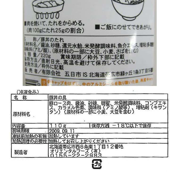 北海道 帯広 五日市の豚丼 100g×10 ※離島は配送不可