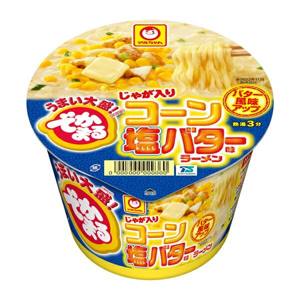 東洋水産 マルちゃん でかまる じゃが入りコーン塩バター味ラーメン 114g