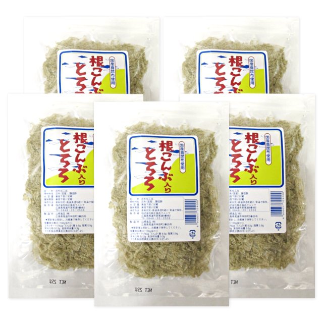 マルシマ 根昆布入りとろろ 25g×5袋セット