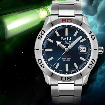 BALL 波爾錶 Fireman NECC II 經典300米防水機械腕錶-DM3090A-P12J-BE/42MM