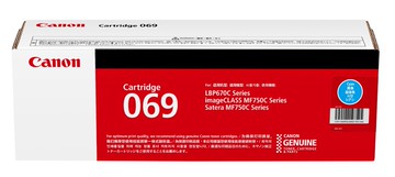 佳能 CANON  Cartridge 靛藍色碳粉盒 約1,900頁 (ISO/IEC19798)/個  069 C｜領券最高折$220