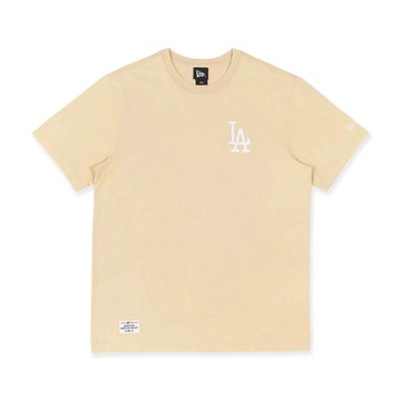 NEW ERA 男女 短袖上衣 BROKEN WORLD-ACID WASH 洛杉磯道奇 燕麥奶 NE13774271