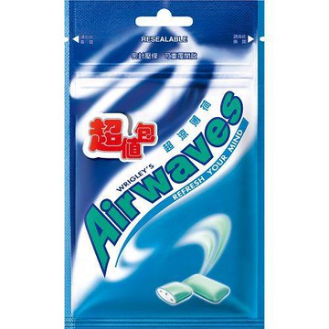 Airwaves 口香糖超值包超涼薄荷(62公克/包) [大買家]