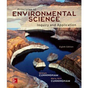 姆斯Principles of Environmental Science: Inquiry and Application 8/e Cunningham 9781259253386 華通書坊/姆斯