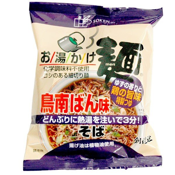 お湯かけ麺　鳥南ばん味そば 71g