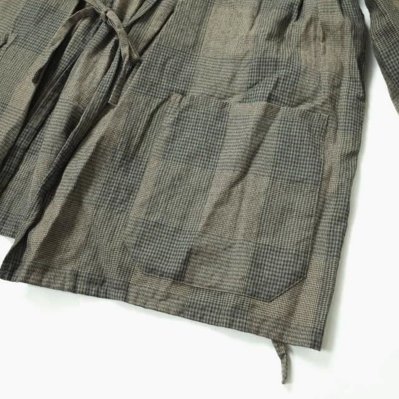 COMOLI コモリ 日本製 Wool Ramie Check Jacket ウールラミー
