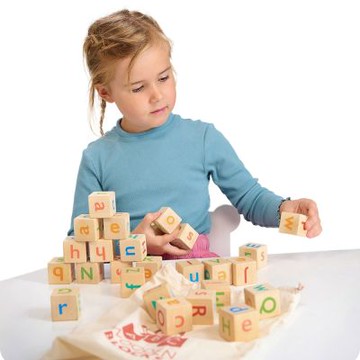 Mentari 美國 木製玩具 英文字母積木組