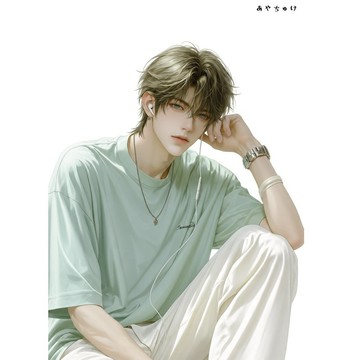 【8 月新品】07-137-0223 人物貼紙 簡約夏日男孩