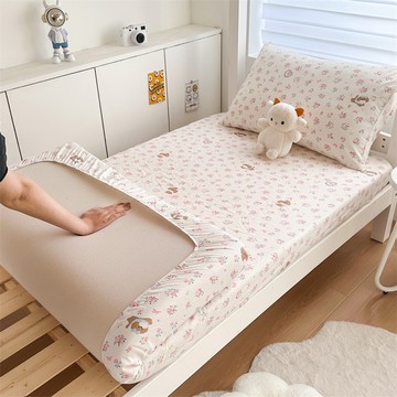 🔥優選好物🔥宿捨學生床笠罩單件套90x200非全棉非純棉床罩床墊保護罩防塵罩 床墊保護罩 宿捨床包 床包床罩 枕頭套