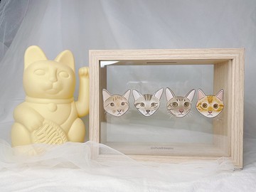 //加購商品// 似顏繪 雙層玻璃 相框存錢筒//聖誕禮盒//客製化禮