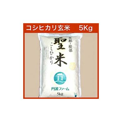 ふるさと納税 京都府 綾部市 京都府産コシヒカリ 「聖米」 玄米 5kg お米 米 玄米 精米 こしひかり 国産 京都 綾部