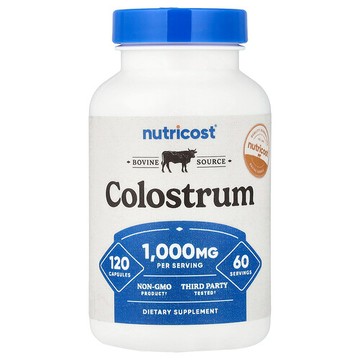 Nutricost, 初乳，500 毫克，120 粒膠囊