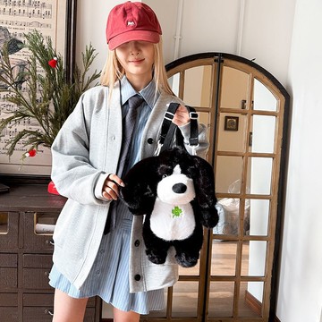 🔥熱賣🔥可愛小狗雙肩包少女心滿滿爆款超萌旅遊超輕通用耐髒洋氣帥氣校園