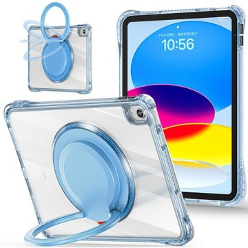 透明輕薄保護套適用蘋果平板ipad11代2025年亞克力硬背air11防摔防彎air7筆槽肩帶pro11旋轉支架iPad9保護殼