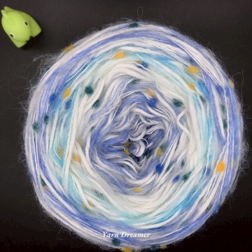 浩瀚星河漸變彩虹冰島馬海毛手工毛線 特色線 圍巾帽子毛衣包包小物DIY編織手工線 特色毛線 手混線 混合紗線 特殊線