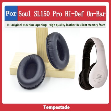 適用於 Soul SL150 Pro Hi-Def On-Ear 耳罩 耳機套 頭戴式耳機保護套 耳機海綿墊