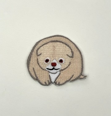 刺繡貼布■中村芳中■小狗■幼犬